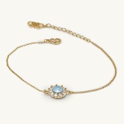 new miss sofia bracelet- sky blue dech, lily and rose